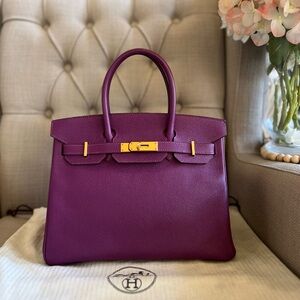 ❌SOLD❌Birkin 30 Anemone GHW
Epsom Leather 
Stamp R 2014